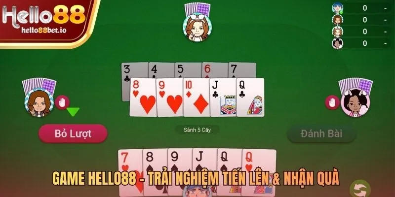 Tiến lên miền Nam Hello88 nổi bật với thưởng cao và công bằng